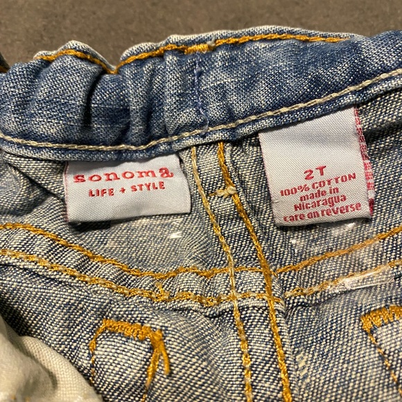 💥3/$25💥 Size 3 Years BabyGap 1969 Toddler Jeans. Distressed Denim Adjust Waist - Picture 3 of 5